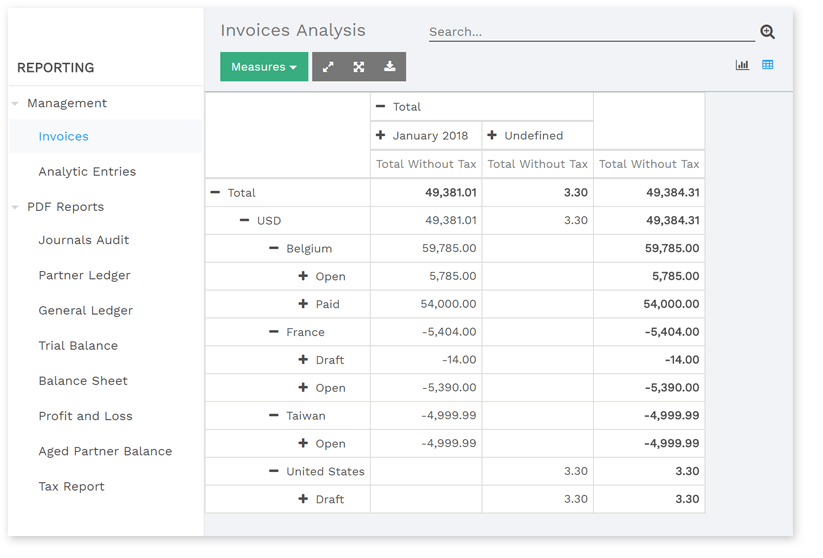 Flectra image and text block