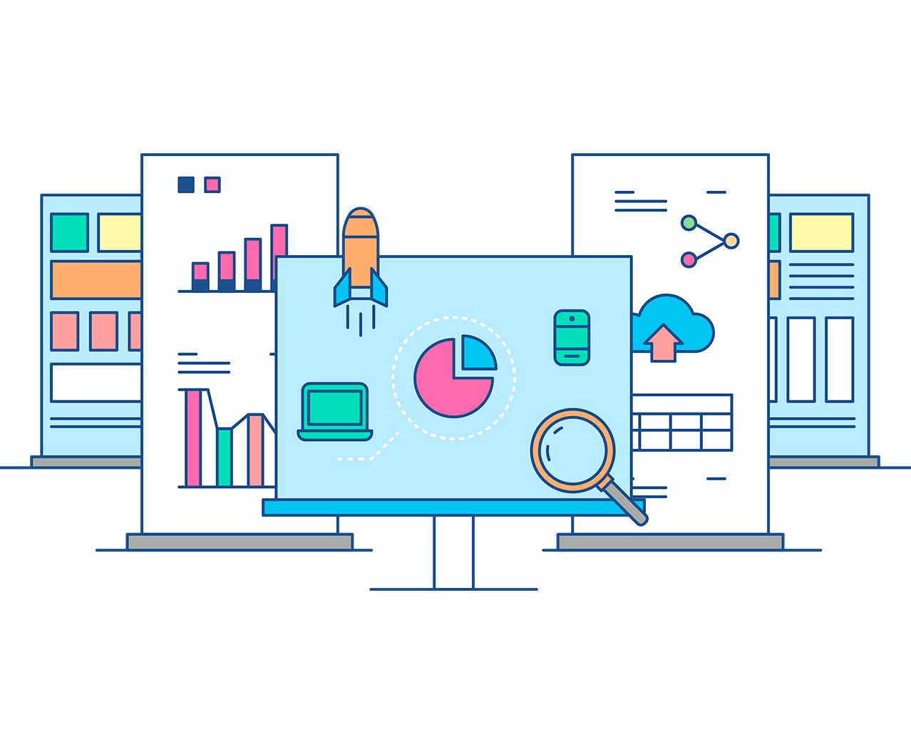 Flectra image and text block